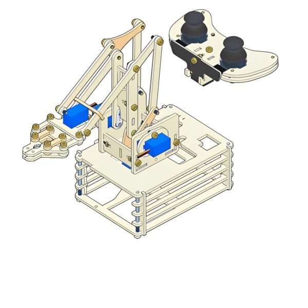 (6) kit brazo robotico v2